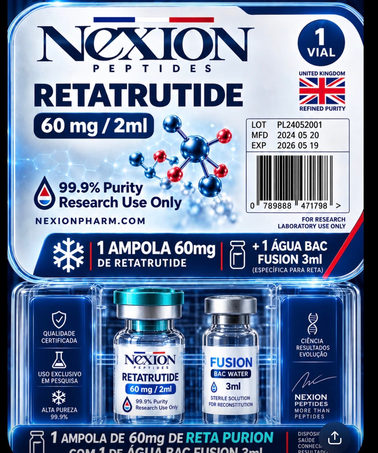 Reta Nexion-purion 60mg 1 vial