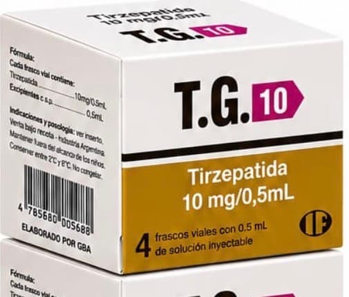 Tg 10mg 4 vial cx