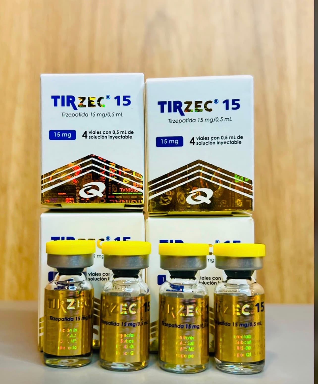 Tirzec 4 ampolas nova